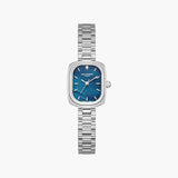 Lee Cooper Women's Analog Watch with Blue Mother Of Pearl Dial and Stainless Steel Band, LC08347.390