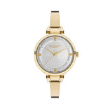 Lee Cooper Women's Watch Analog, Silver Dial, Gold Stainless Steel Strap, LC07064.130 