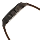 Titan Men's Watch Analog Grey Dial With Brown Leather Strap, 1701QL04