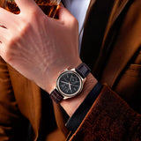Titan Quartz Multifunction Men's Watch, Blue Dial Leather Strap, 1733KL03