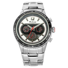 Titan Octane Men's Watch Analog Silver Dial With Silver Metal Strap, 1762KM01