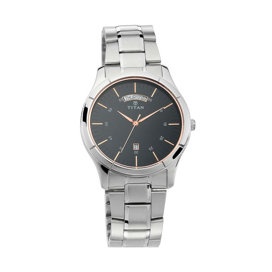 Titan, Men, Analog, Watch, Black Dial, 1767SM02