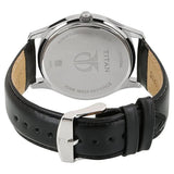 Titan Workwear Men's Watch Analog Black Dial With Black Leather Strap, 1770SL02
