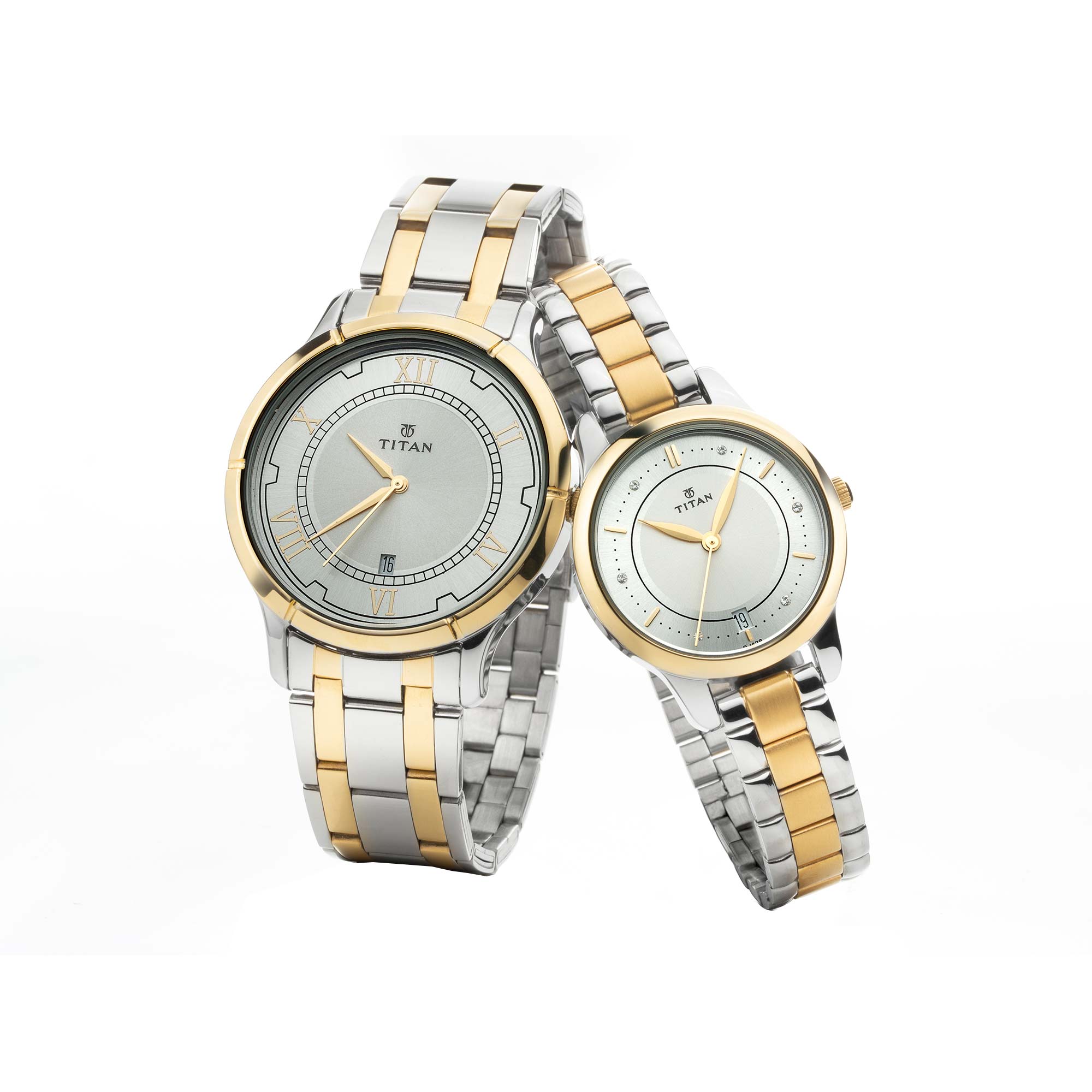 Titan, Unisex, Analog Watch, Silver Dial, with Stainless Steel Band, TI-1775BM01P