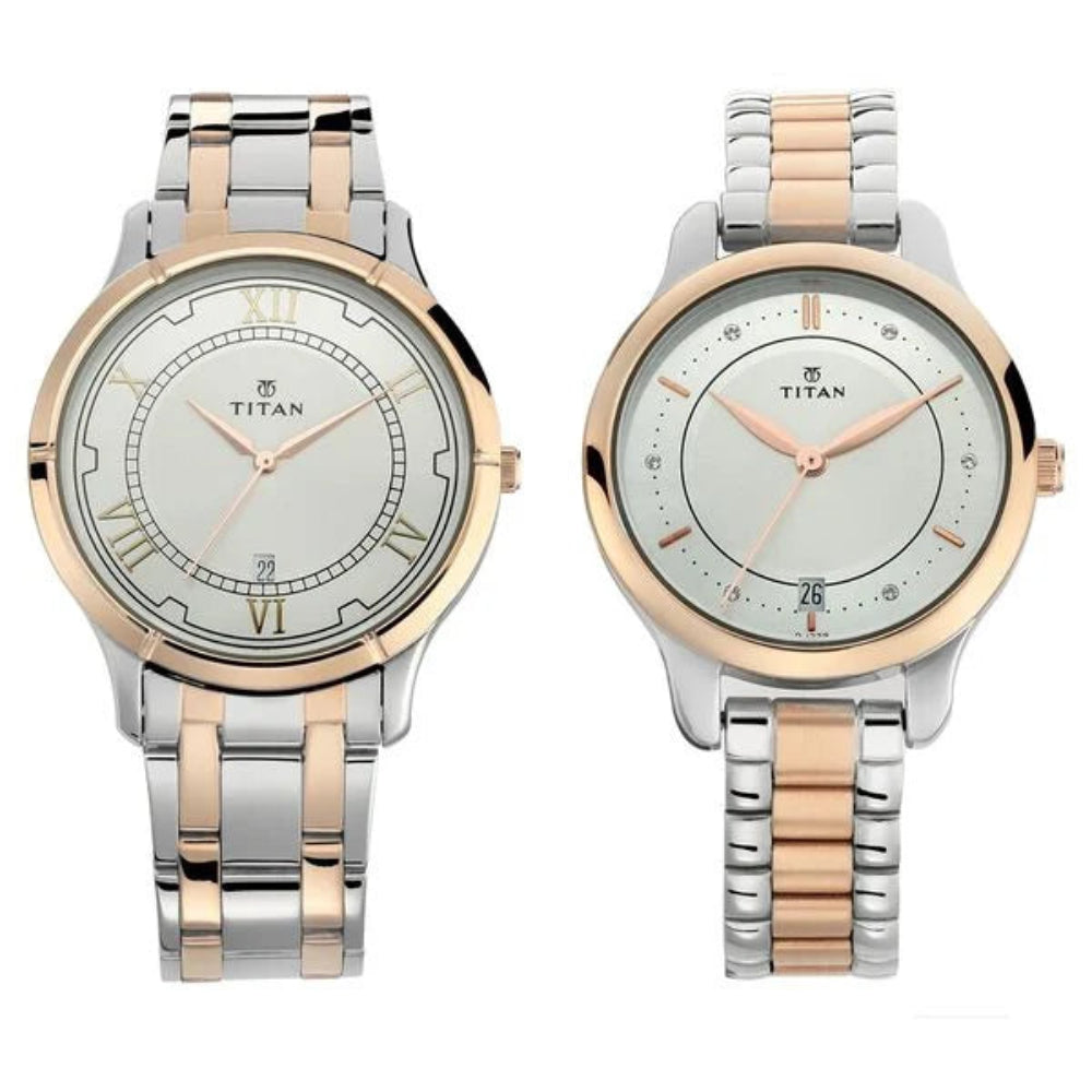 Titan, Unisex, Analog, Watch, Silver Dial, 1775KM01P