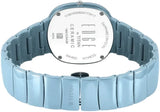 Titan Edge Ceramic Unisex Watch Analog Blue Dial  with Blue Ceramic Band, 1841QC07