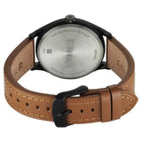 Titan, Men's, Analog Watch, Brown Dial, with Leather Band, TI-1802NL03