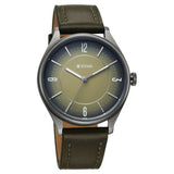 Titan, Men's, Analog Watch, Green Dial, with Leather Band, TI-1802QL05