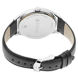 Titan Urban Edge Lustrous Men's Watch Analog Maroon Dial With Black Leather Strap, 1802SL05