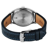 Titan, Men's, Analog Watch, Blue Dial, with Leather Band, TI-1802SL21