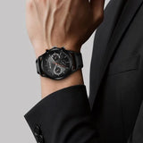 Titan, Men's, Analog Watch, Black Dial, with Leather Band, TI-1805KL02
