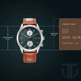 Titan Wrist Wit Men's Watch Analog Grey Dial with Bronw Leather Strap, 1805SL11