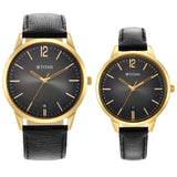 Titan, Unisex, Analog, Watch, Anthracite Dial, Leather Strap, 1806YL01P