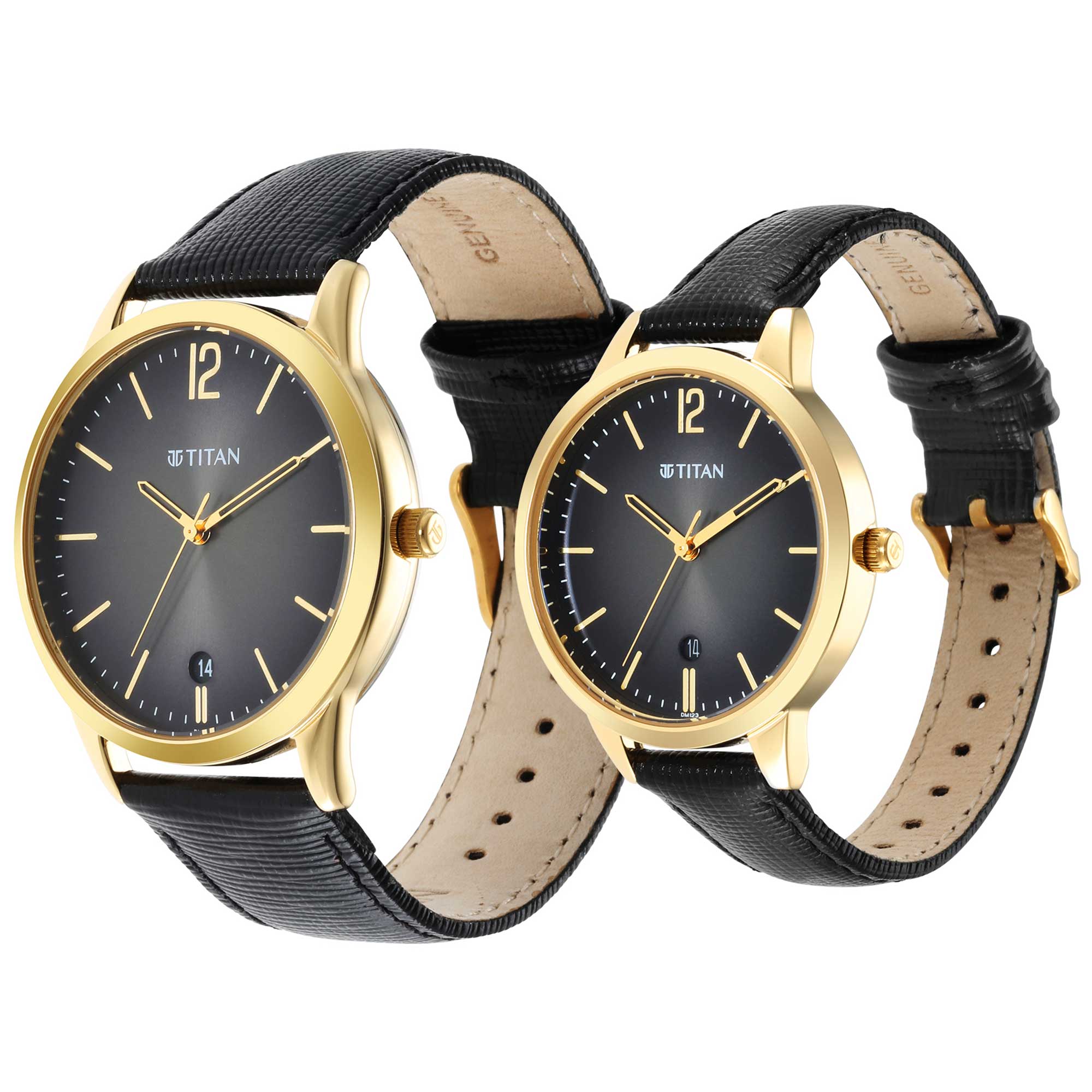 Titan, Unisex, Analog Watch, with Leather Band, TI-1806YL01P