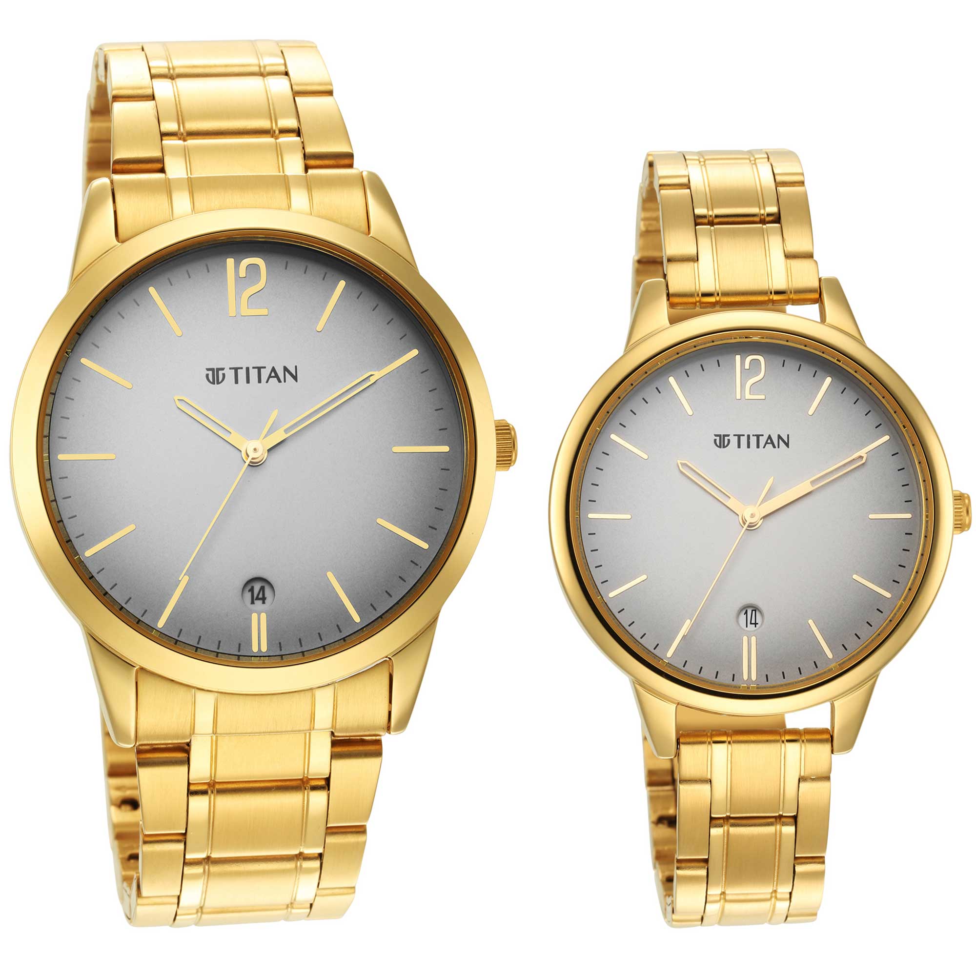 Titan, Unisex, Analog Watch, with Stainless Steel Band, TI-1806YM01P