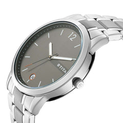 Titan Men's Watch Classique Collection Analog, Black Dial Black & Silver Stainless Strap,  - view 2