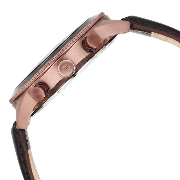 Titan Men's Watch Analog Black Dial Brown Leather Strap, 1814KL03