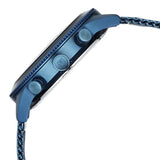 Titan Men's Watch Analog Blue Dial With Blue Mesh Band, 1814KM02