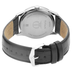Titan Men's Watch Blue Dial Black Leather Strap Watch, 1823SL01 - view 4