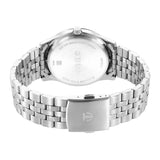 Titan Men's Watch Quartz Analog, Silver White Dial Stainless Steel  Strap, 1823SM05