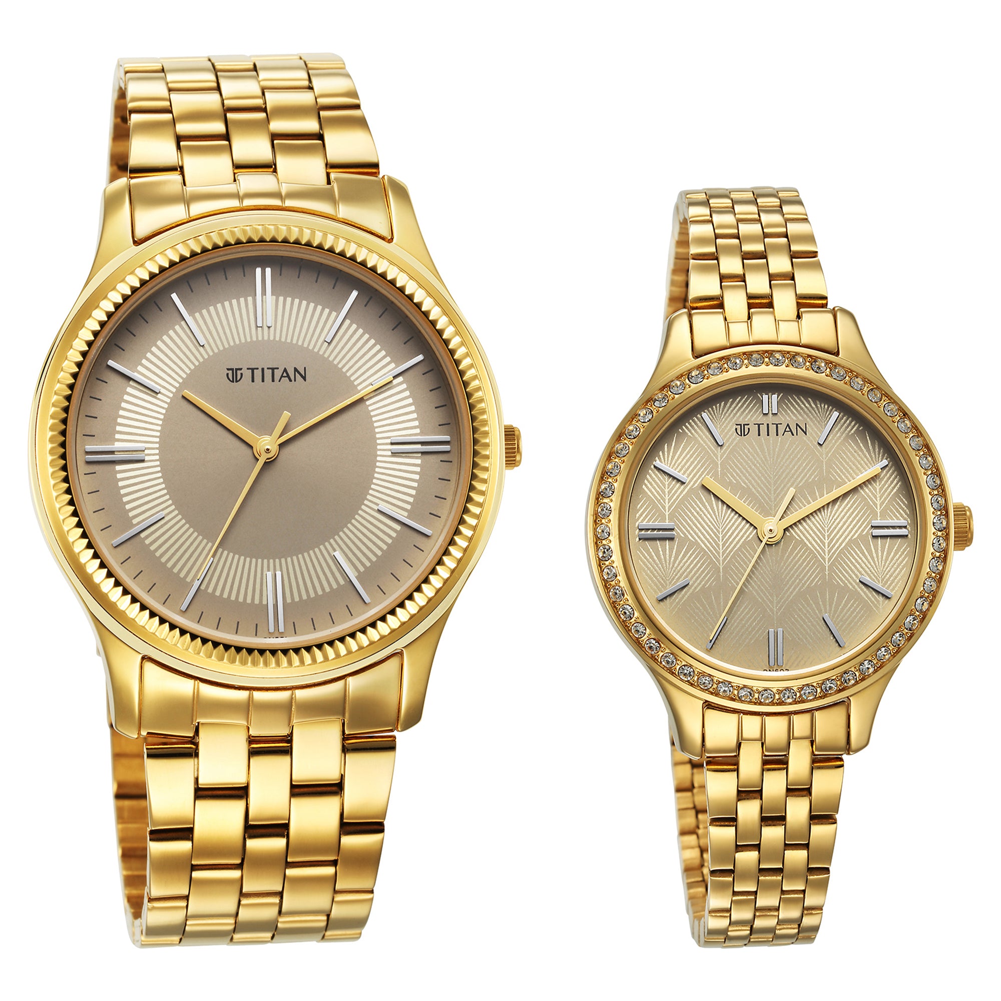 Titan, Unisex, Analog Watch, with Stainless Steel Band, TI-1824YM01P
