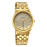 Titan Analog Men's Watch with Day And Date Display With Gold Dial and Gold Stainless Steel - view 2