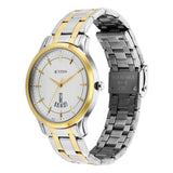 Titan Men's Watch Analog Brown Dial with Silver Stainless Steel Band, 1825BM02