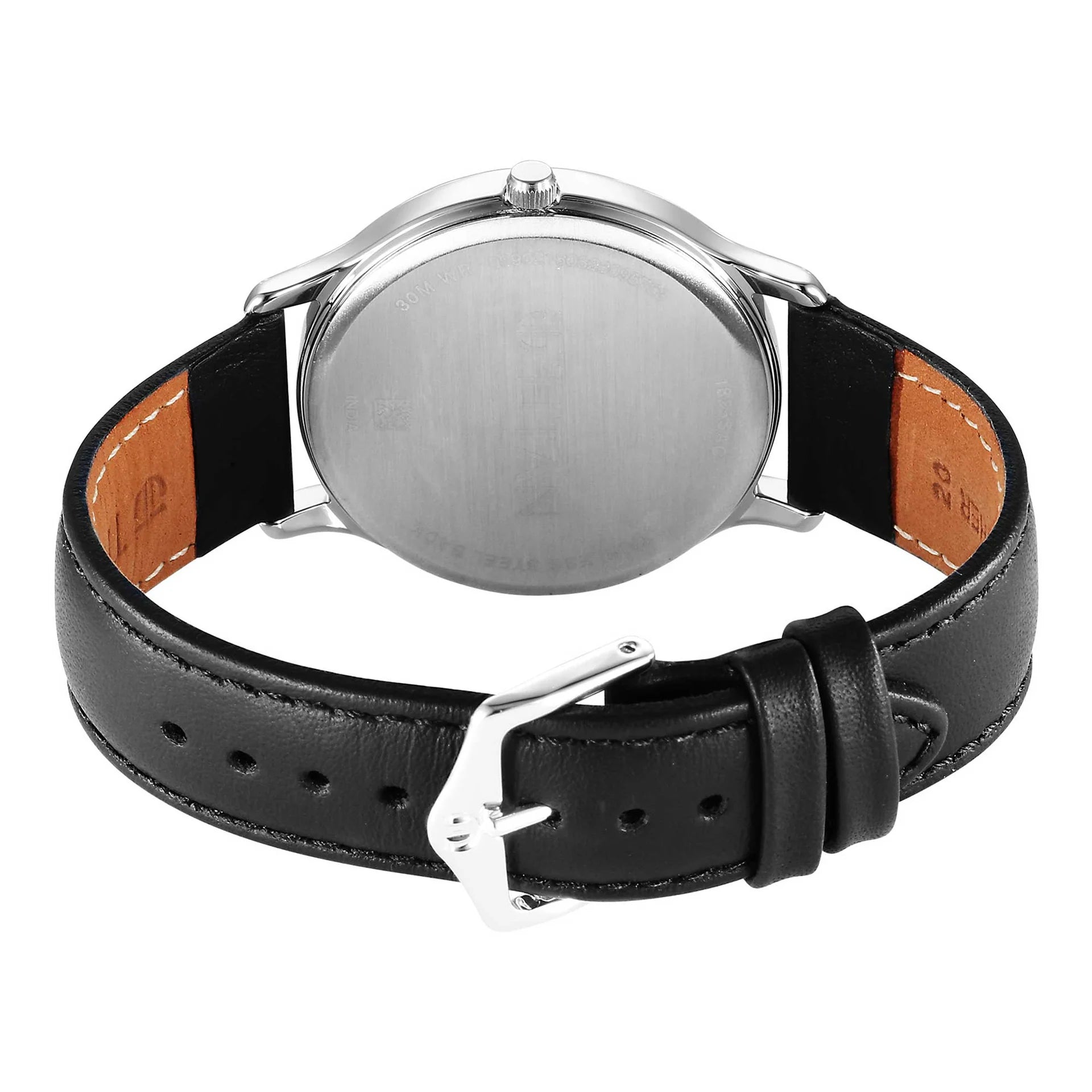Titan Karishma Men's Watch Analog Green Dial With Black Leather Strap, 1825SL16