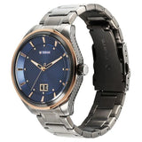 Titan Regalia Men's Watch Blue Dial with Grey Stainess Steel Band, 1829KM05