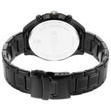 Titan Quartz Multifunction Men's Watch, Black Dial Stainless Steel Strap, 1829NM02 - view 4