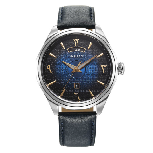 Titan, Men, Analog, Watch, Arabic Dial, Leather Strap, 1829SL02