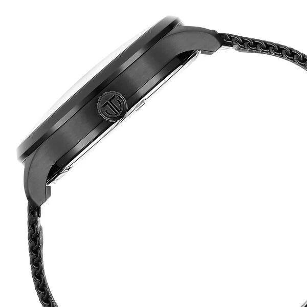 Titan Men's Watch Analog Black Dial With Black Stainless Steel Band, 1833NM01