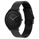Titan Edge Baseline Men's Watch Analog Black Dial with Black Stainless Steel Band, 1843NM02