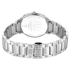 Titan Edge Analog Men's Watch, Silver Dial Stainless Steel Strap, 1843SM02