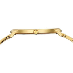 Titan Men's Watch Edge Collection, Yellow Dial Gold Stainless Steel Strap, 1843YM02