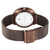 Titan, Men's, Analog Watch, Brown Dial, with Stainless Steel Band, TI-1849KM04