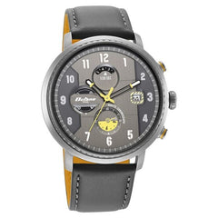 Titan Octane Aerobatics Men's Chronograph Watch Anthracite Dial Leather Strap, 1857KL01