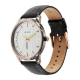 Titan Regalia Opulent White Dial Analog Watch for Men With Brown Leather Strap, 1875QL01 - view 3
