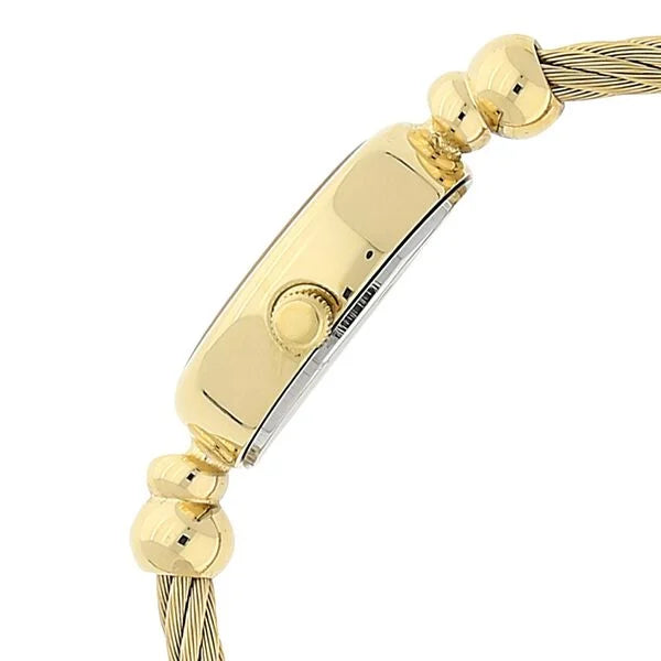 Titan Raga Women's Watch Analog White Dial With Gold Stainless Steel Band, 197YM04