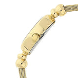 Titan Raga Women's Watch Analog White Dial With Gold Stainless Steel Band, 197YM04