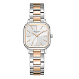 Lee Cooper Women's Watch Analog Silver Dial with Two-Toned Stainless Steel Band, LC08134.530