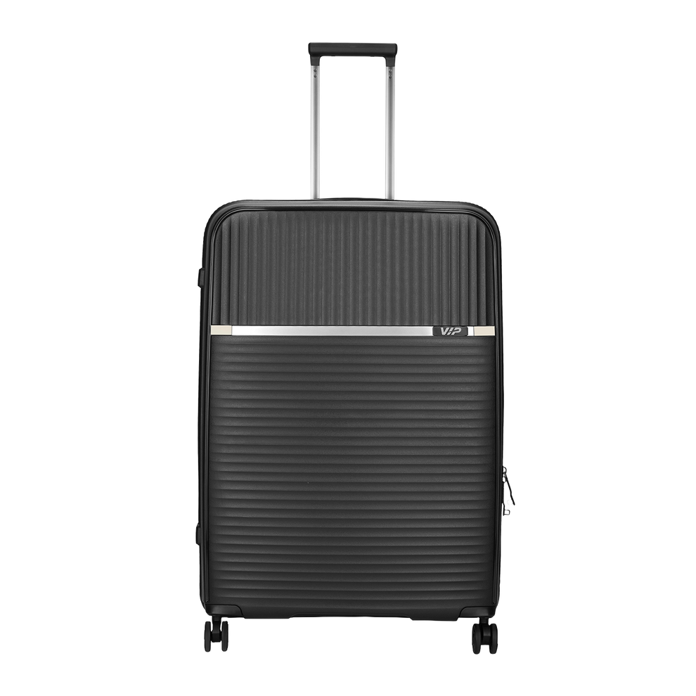 VIP Airton 67cm Hard Case Hard Trolley 360°  Jet Black, AIRTON67BLK