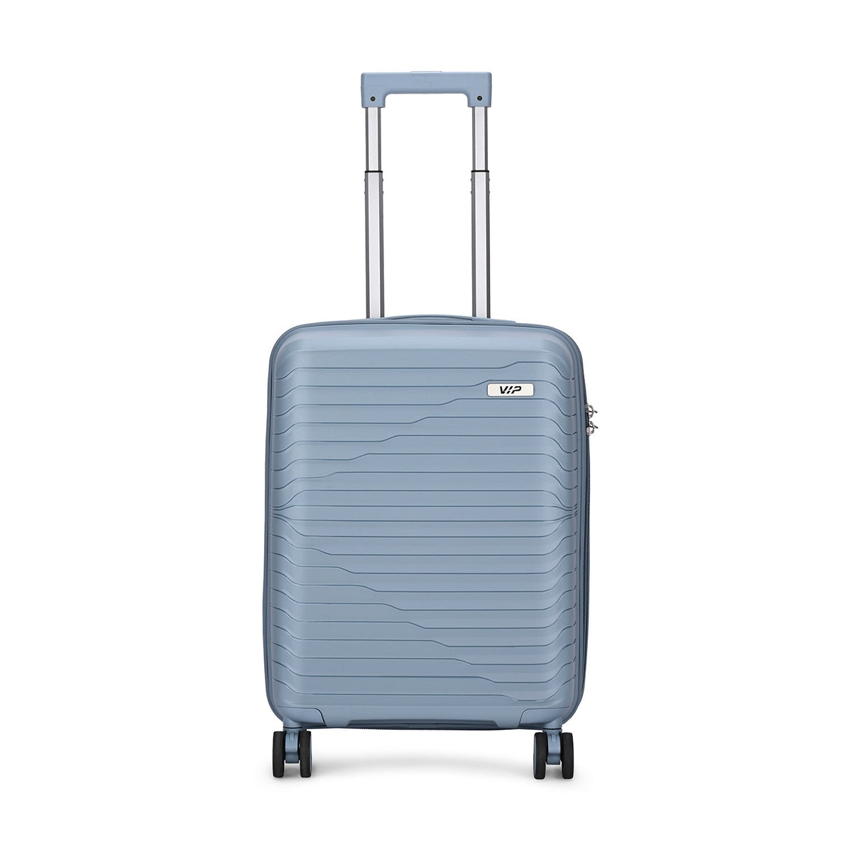 VIP Tourage 56cm Hard Case Trolley 360Â° Light Blue, TOURAGE56BL VIP Cabin size travel luggage