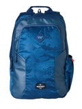 Wildcraft Dapper 30L Mountain Jacquard Navy Blue Laptop Backpack, DAPPER30BLU