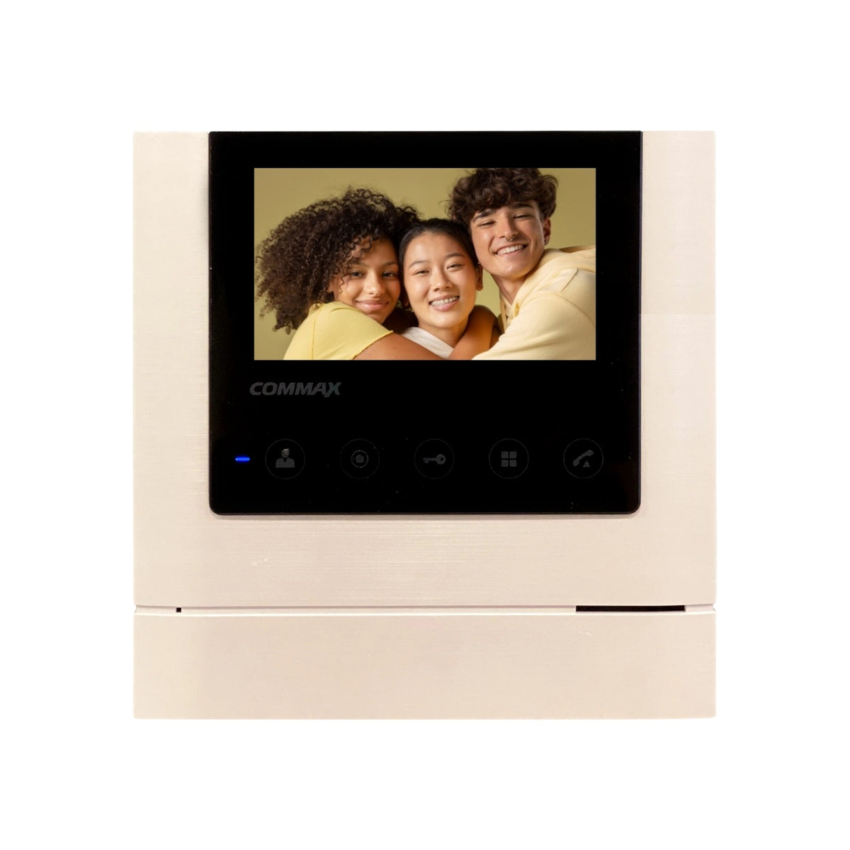 COMMAX Fine View 4.3″ Hands-Free Video Monitor, CDV-43M (White/Black Smog Finish)