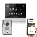 Commax Smart View IP Video Monitor 7" Connectable with PoE Switch + IP Door Bell Camera, CIP-70QPT-W.CIP-D20YS