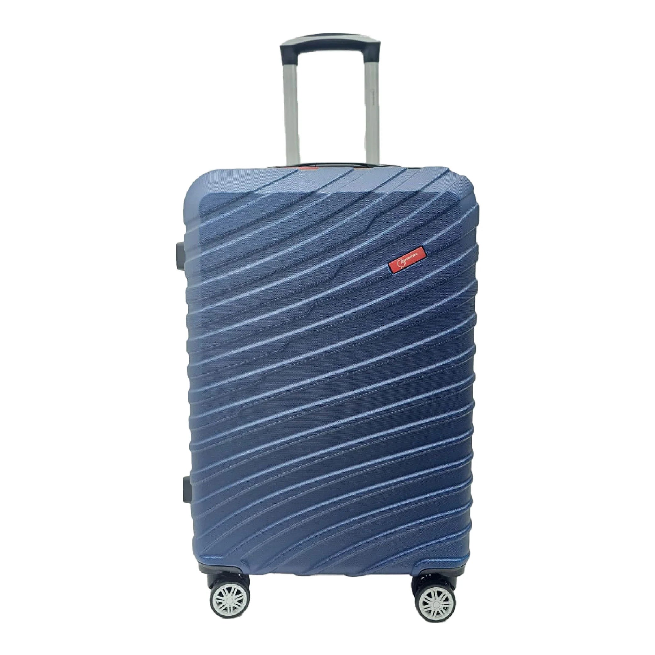 Globetrotter Atlanta 55cm, 67cm, 77cm 8 Wheel 3pcs Hard Trolley Set Blue, ATLANTA3PCBLU