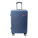 Globetrotter Atlanta 55cm, 67cm, 77cm 8 Wheel 3pcs Hard Trolley Set Blue, ATLANTA3PCBLU