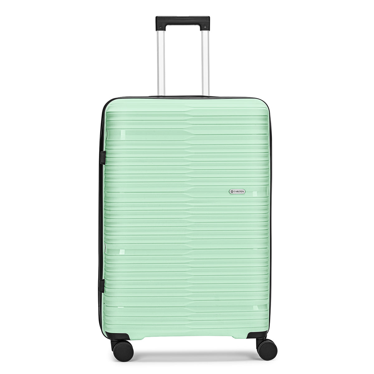 Carlton Alton 76cm 8 Wheel Hard Top Trolley-Green, ALTON76GN