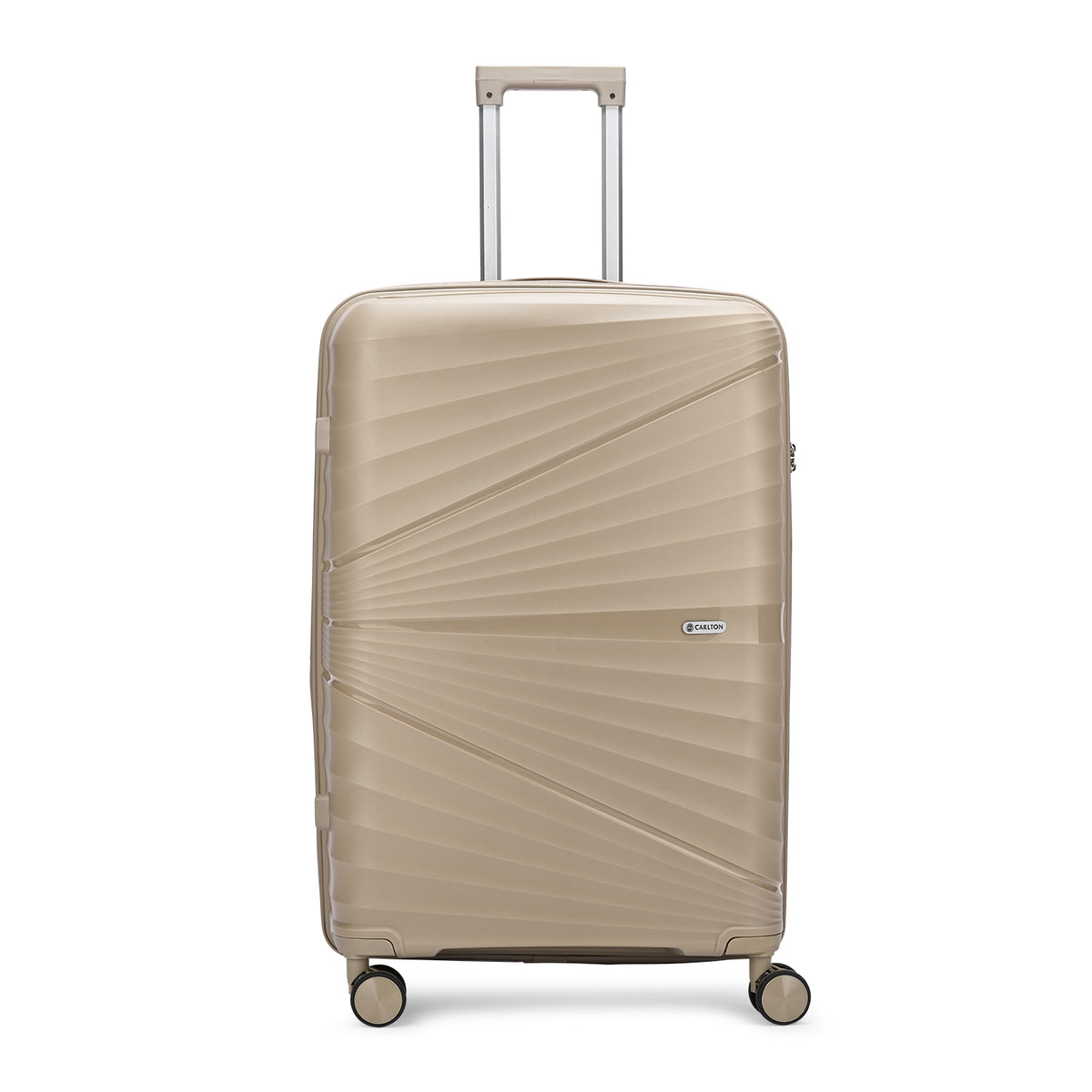 Carlton Hertford 76cm 8 Wheel Hard Top Trolley-Champagne, HERTFORD76CPA